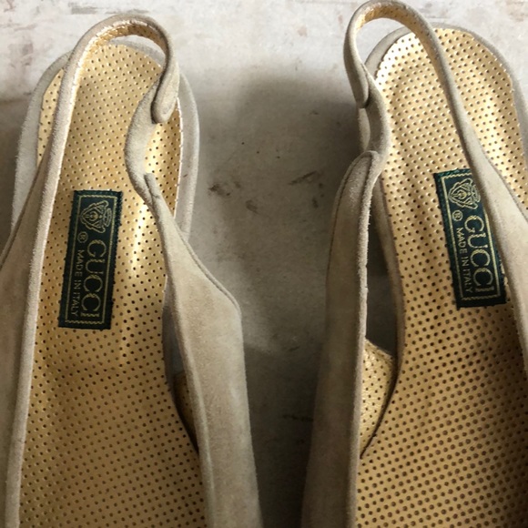 Vintage Gucci Suede sandals - Picture 2 of 3